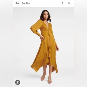 EVER NEW MELBOURNE LONG SLEEVE MAXI DRESS